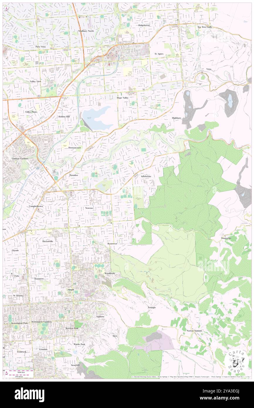 St Ignatius College, Campbelltown, AU, Australien, Südaustralien, s 34 52' 34'', N 138 41' 52'', Karte, Cartascapes Map, veröffentlicht 2024. Erkunden Sie Cartascapes, eine Karte, die die vielfältigen Landschaften, Kulturen und Ökosysteme der Erde enthüllt. Reisen Sie durch Zeit und Raum und entdecken Sie die Verflechtungen der Vergangenheit, Gegenwart und Zukunft unseres Planeten. Stockfoto