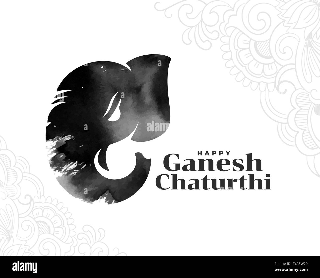 Kreativer Happy ganesh Chaturthi wünscht Hintergrund Design Vektor Stock Vektor Kreativer Happy ganesh Chaturthi wünscht Hintergrund Design Vektor Stock Vektor