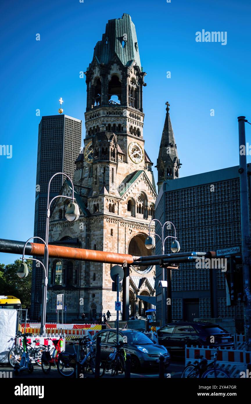 Straße in Berlin Stockfoto