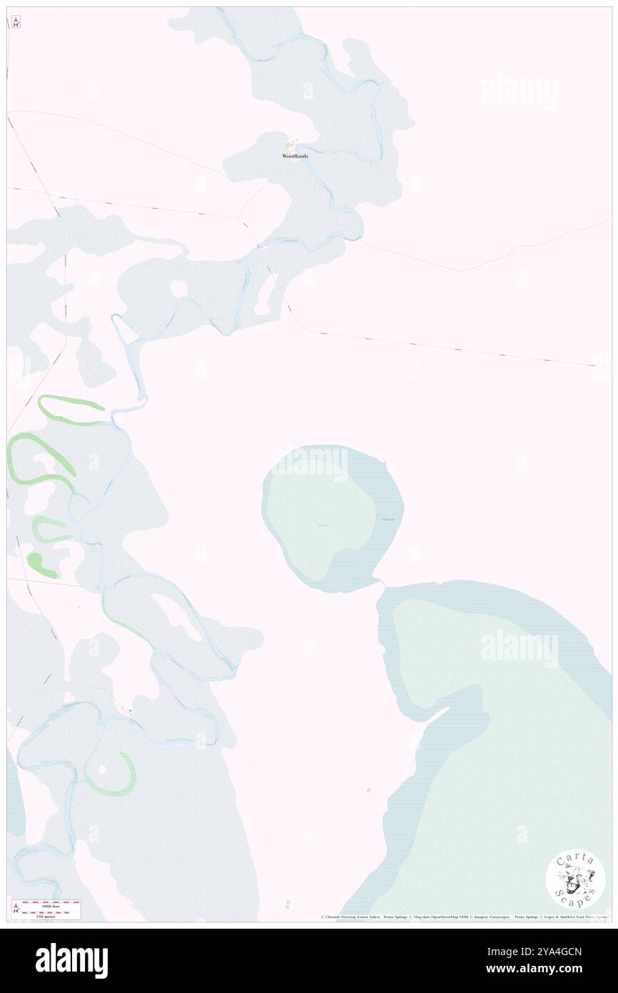 Bingie Lake, AU, Australien, New South Wales, s 33 17' 54''', N 141 48' 4'', Karte, Cartascapes Map, veröffentlicht 2024. Erkunden Sie Cartascapes, eine Karte, die die vielfältigen Landschaften, Kulturen und Ökosysteme der Erde enthüllt. Reisen Sie durch Zeit und Raum und entdecken Sie die Verflechtungen der Vergangenheit, Gegenwart und Zukunft unseres Planeten. Stockfoto