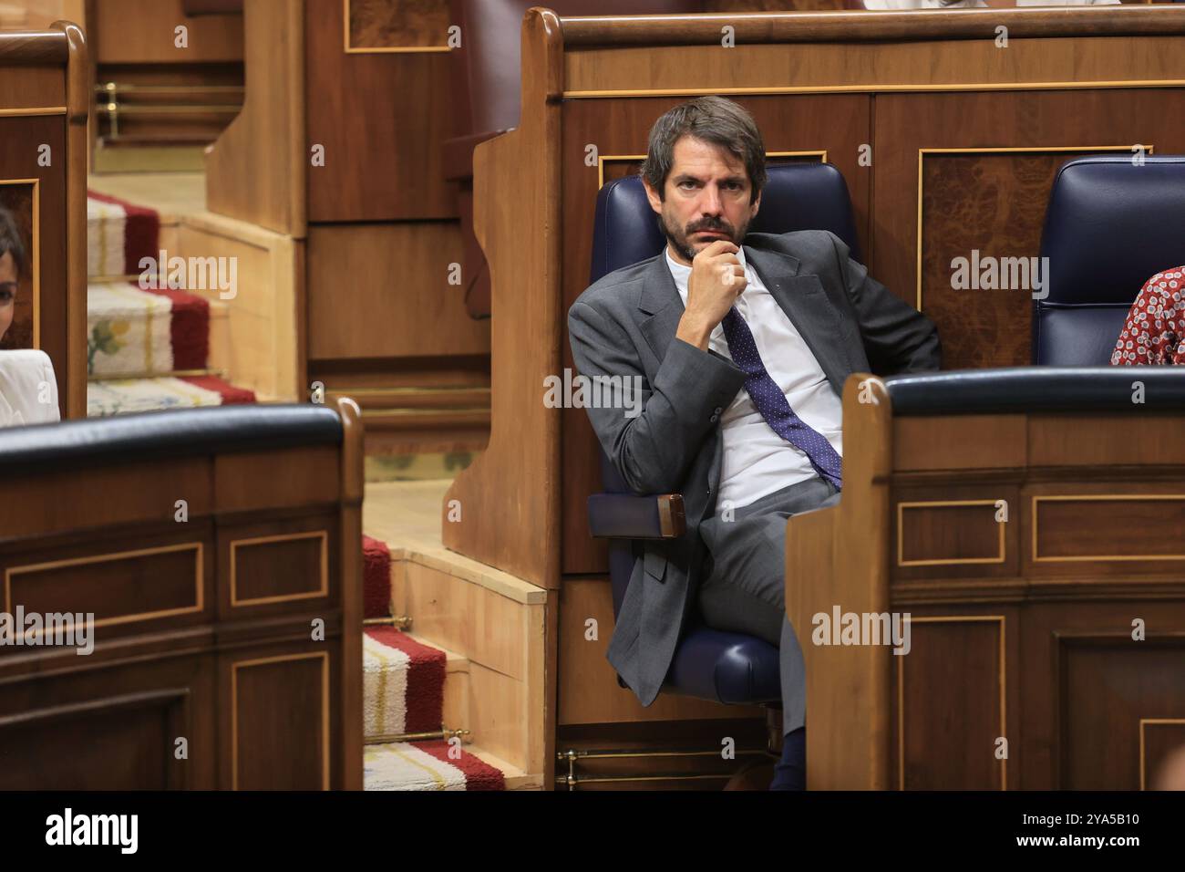 Madrid, 11.09.2024. Abgeordnetenkongress. Plenarsitzung der staatlichen Kontrolle. Foto: Jaime García. ARCHDC. Quelle: Album / Archivo ABC / Jaime García Stockfoto
