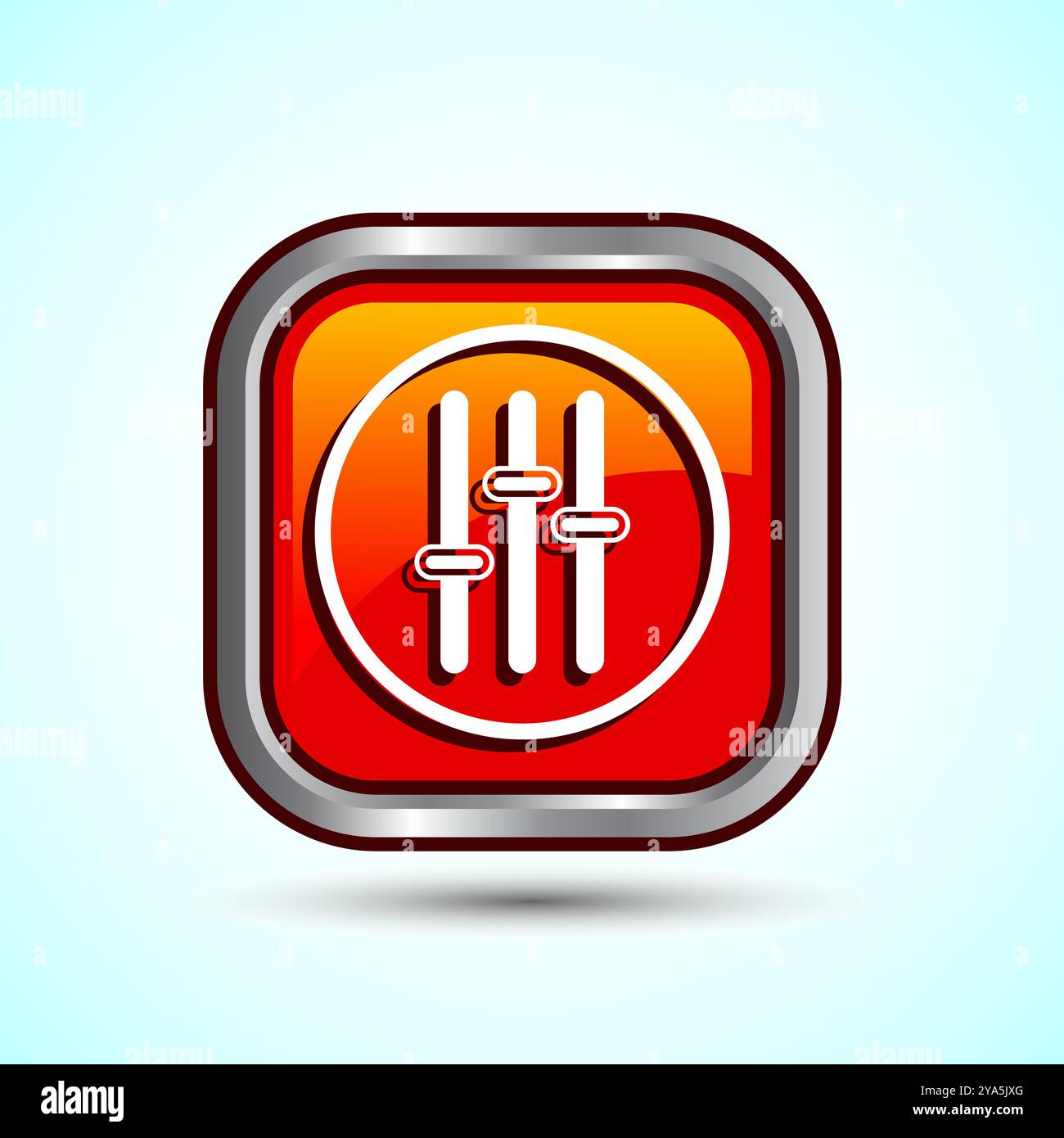 Volumensymbol Design-Illustration, Sound-Symbol für Apps und Websites, Button-Design Stock Vektor