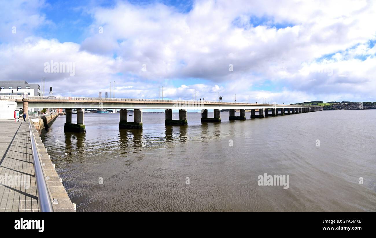 Rund um Großbritannien - Tay Road Bridge, Dundee Stockfoto