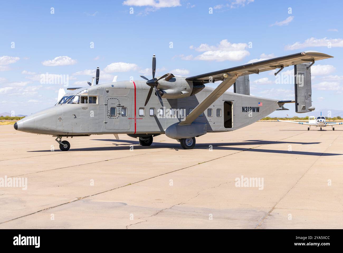 N312WW kurz C-23B Sherpa Coolidge Municipal Airport Arizona Stockfoto