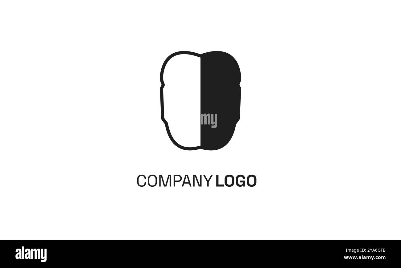 Kundenspezifische, saubere und moderne Logo-Design-Services für Corporate Identity Branding, die auf professionelle Unternehmen zugeschnitten sind, die ein elegantes, zeitloses Design suchen Stock Vektor