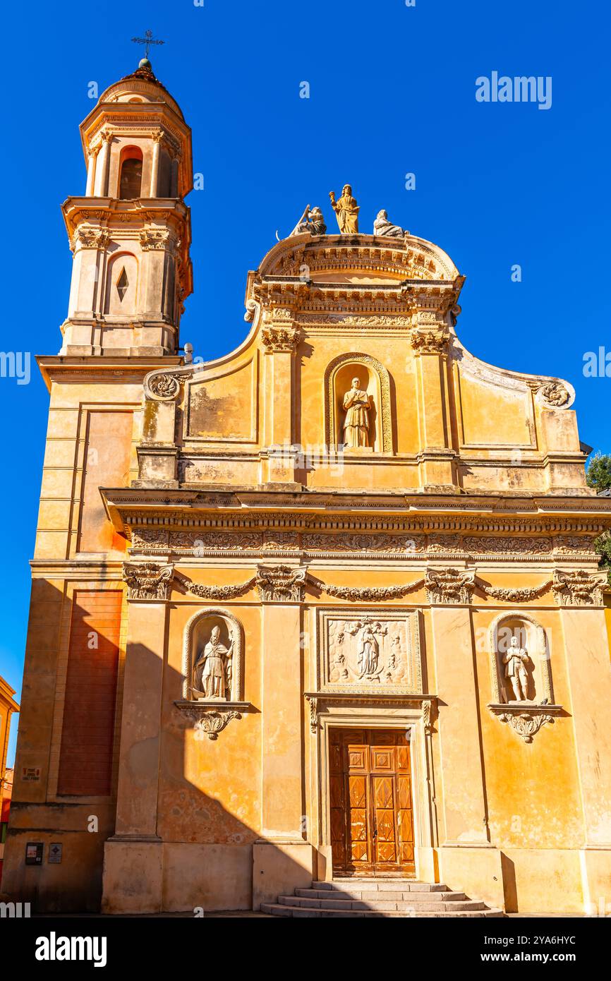 Kapelle der Weißen Pönitenten, in der Stadt Menton, in den Alpes Maritimes, in der Provence, Frankreich Stockfoto