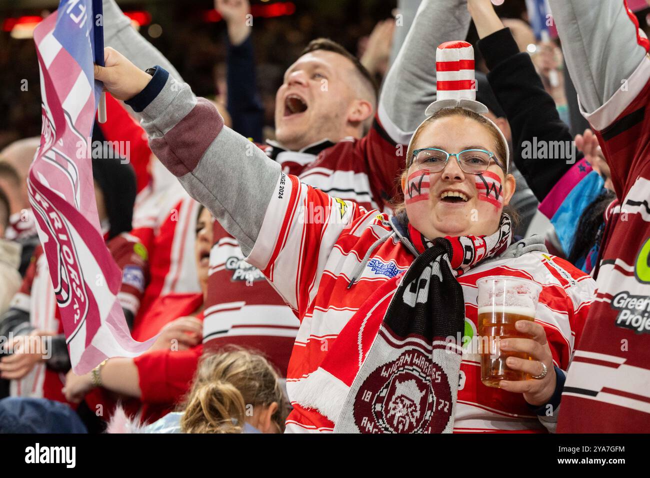 , Fans, Publikum Stockfoto