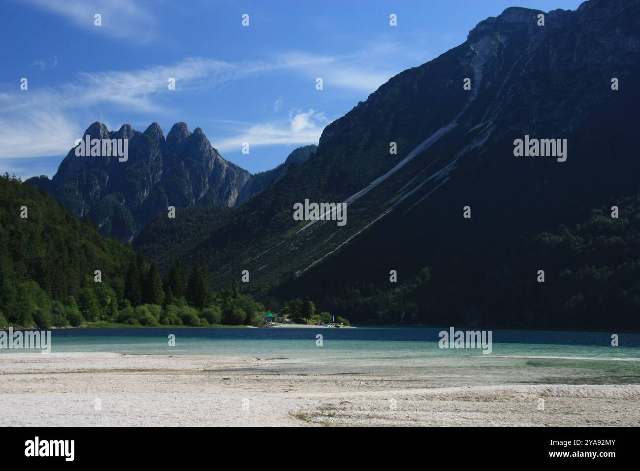 Italienischen Bergsee Stockfoto