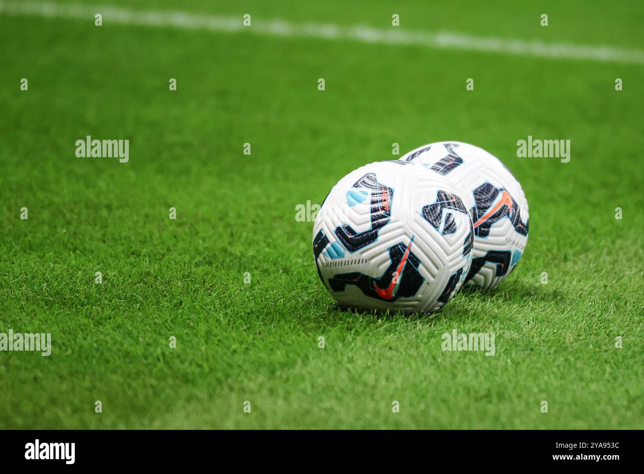 Warschau, Polen. Oktober 2024. Fußball 2024 2025 UEFA Nations League Polen vs Potrugal op: Nike Balls Credit: Konrad Swierad/Alamy Live News Stockfoto