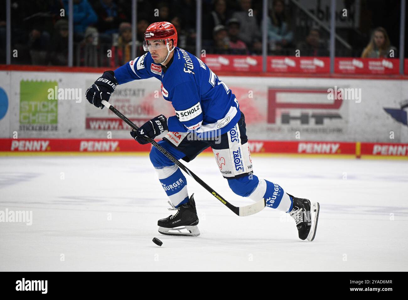 Will Weber (Schwenninger Wild Wings #78) Schwenninger Wild Wings gegen Augsburger Panther Eishockey, DEL, Spieltag 9, Saison 2024/2025, 13.10.2024 Foto: Eibner-Pressefoto/Sven Laegler Stockfoto