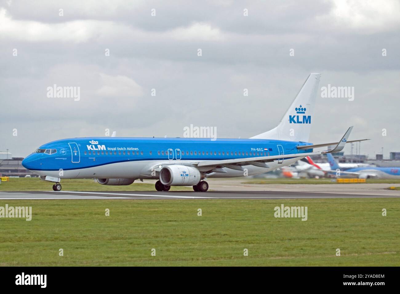 KLM Boeing 737 Stockfoto