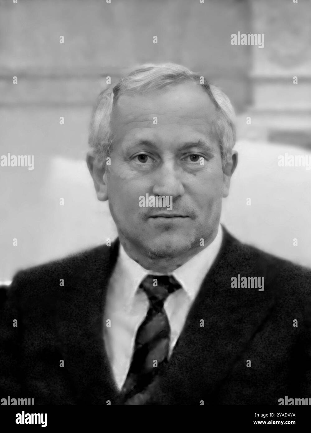 Oleg Gordijewski. Porträt des KGB-Doppelagenten Oleg Antonowitsch Gordijewski (* 1938) 1987 Stockfoto