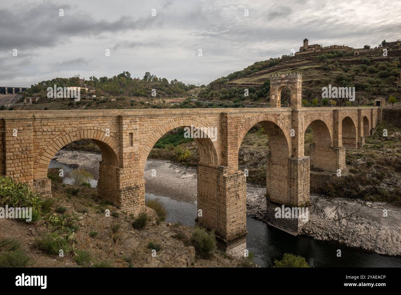 Puente Romano de Alcántara, Caceres, Extremadura, Spanien, Europa Stockfoto