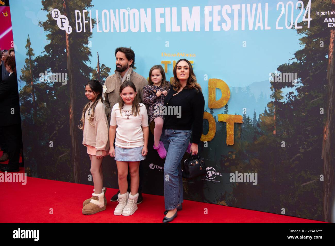 London, Großbritannien. Oktober 2024. Tamara Ecclestone und Jay Rutland nehmen an der Headline Gala „The Wild Robot“ während des 68. BFI London Film Festival in der Royal Festival Hall Teil. Quelle: SOPA Images Limited/Alamy Live News Stockfoto