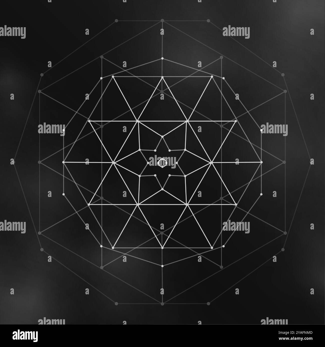 Heilige Geometrie Symbol Hintergrund Erfahrung spirituellen Energie Vektor Stock Vektor