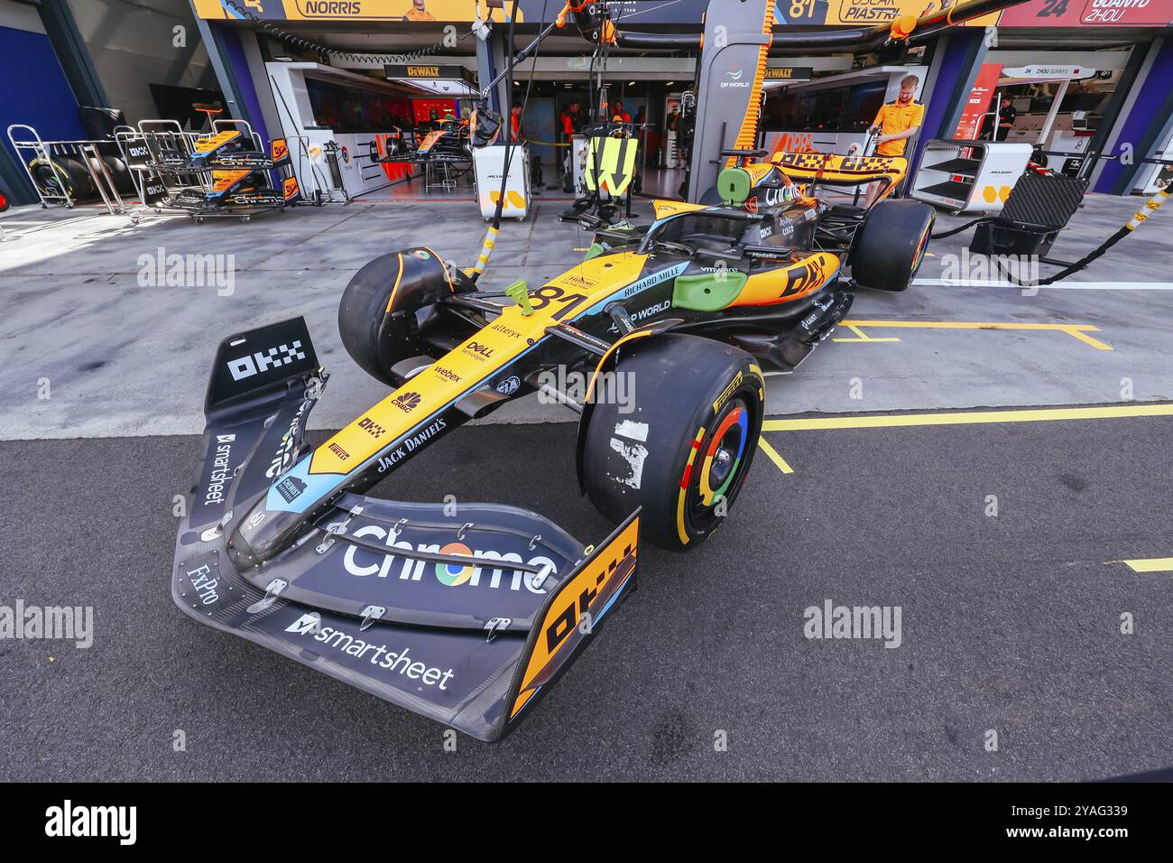 MELBOURNE, AUSTRALIEN, MÄRZ 31: McLaren Formel-1-Team beim Grand Prix von Australien 2023 am 31. März 2023 Stockfoto