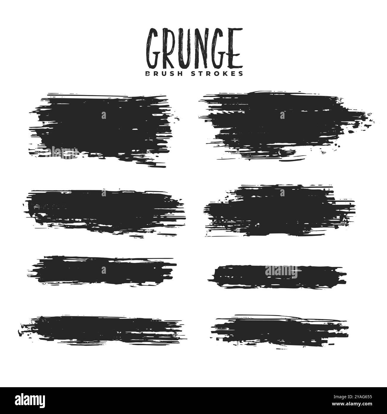 Satz von abstraktem grungy Textur Hintergrund in Hand gezeichnetem Stil Vektor Stock Vektor