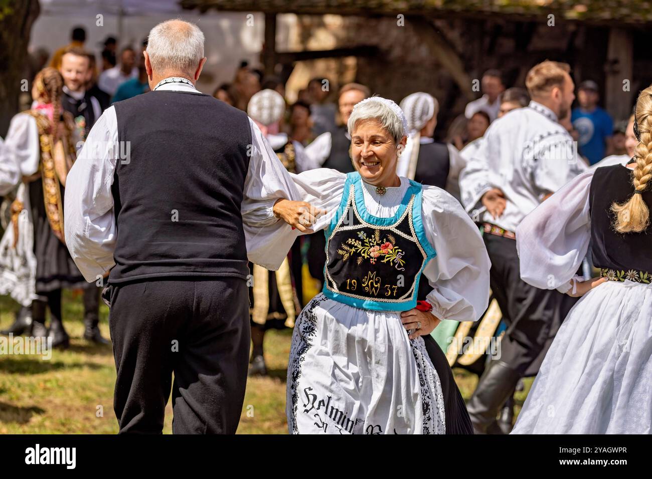 Traditionellfest der Siebenbürger Sachsen in rumänien Stockfoto