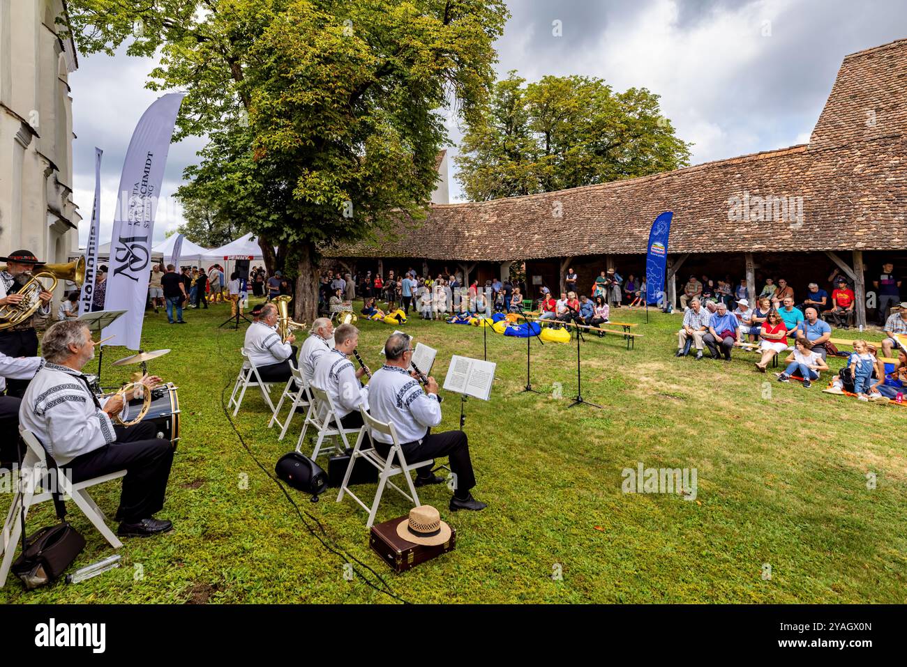 Traditionellfest der Siebenbürger Sachsen in rumänien Stockfoto