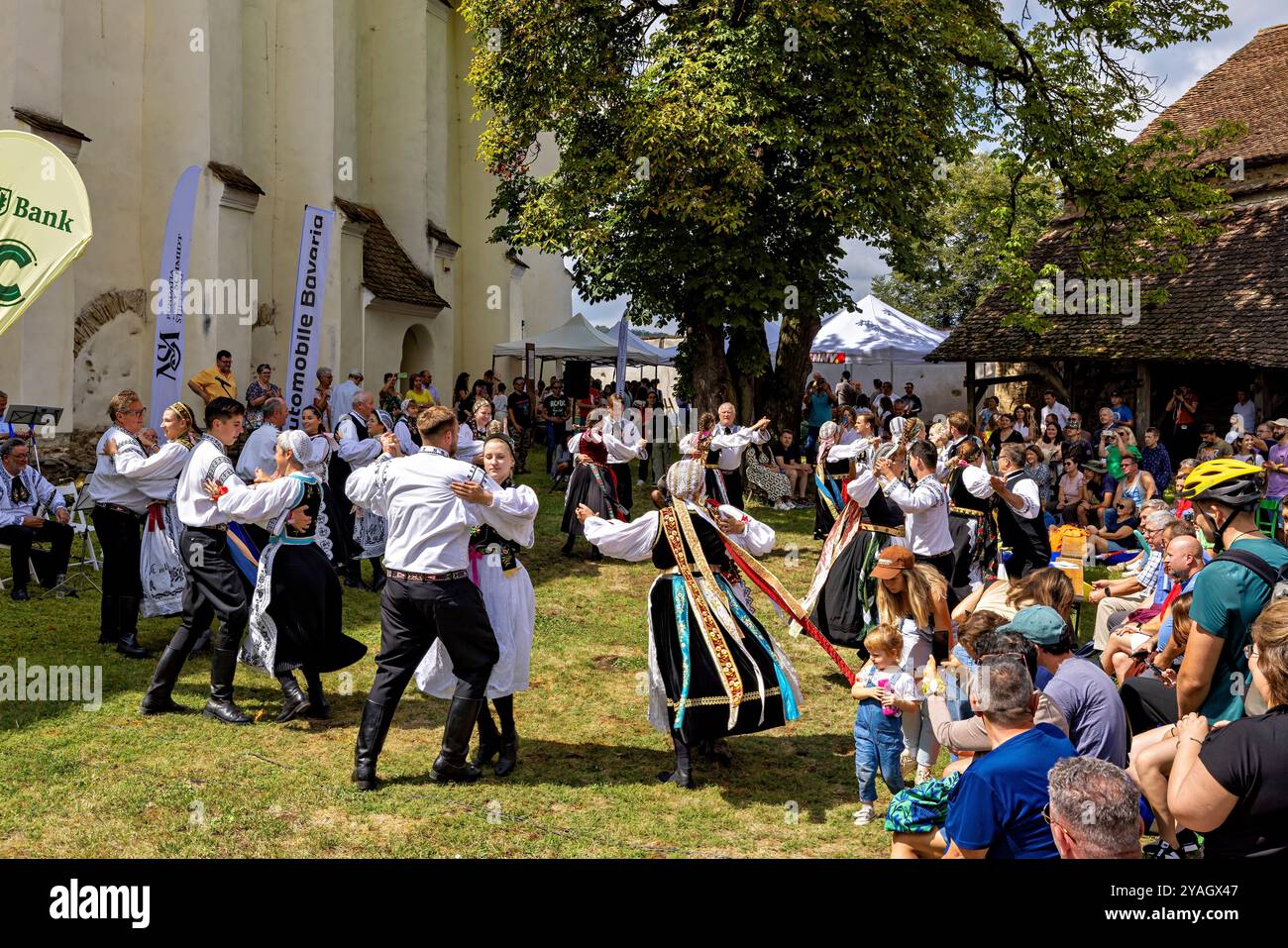 Traditionellfest der Siebenbürger Sachsen in rumänien Stockfoto
