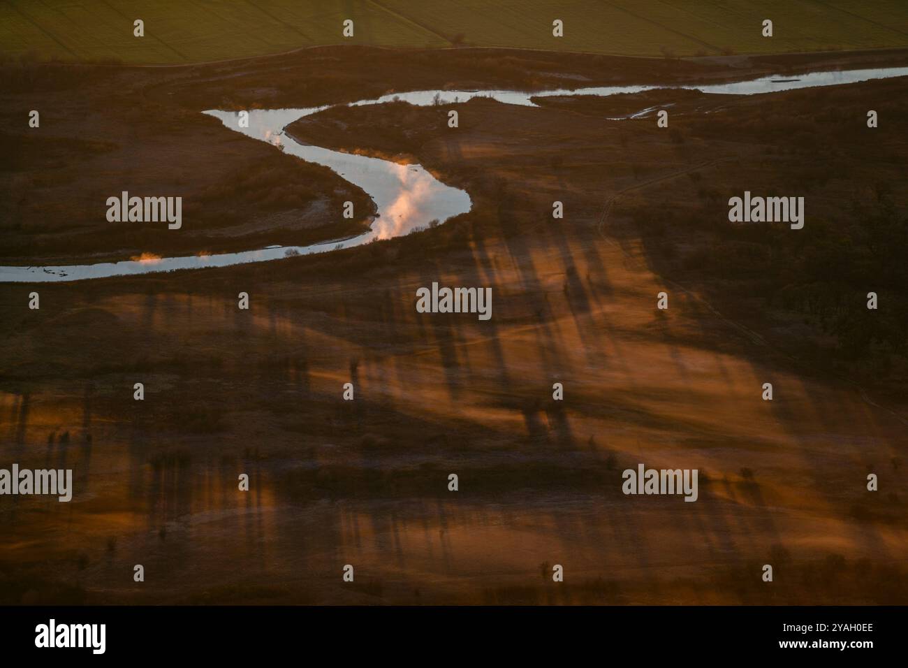 San Joaquin River, in der Nähe von Modesto, Kalifornien Stockfoto