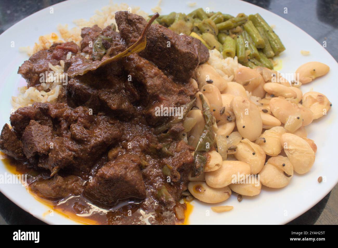 Lammcurry Stockfoto