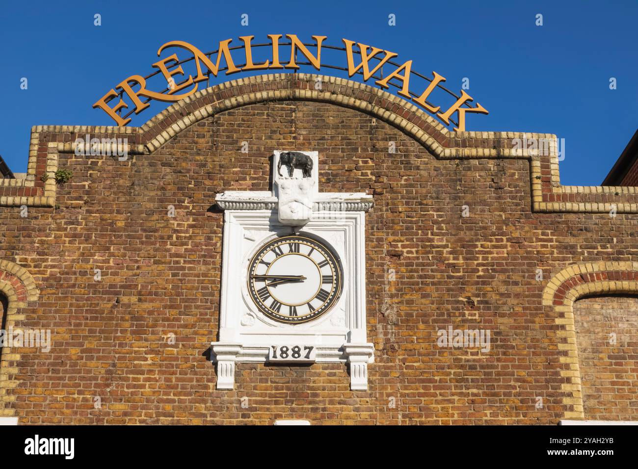 England, Kent, Maidstone, Eingangstor zum Fremlin Walk Shopping Complex Stockfoto