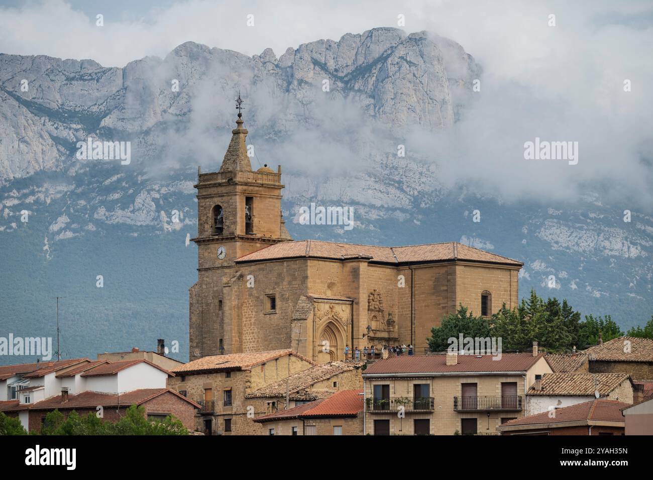 Iglesia de la Inmaculada Concepción, Navaridas, Rioja Alaveda, Spanien Stockfoto