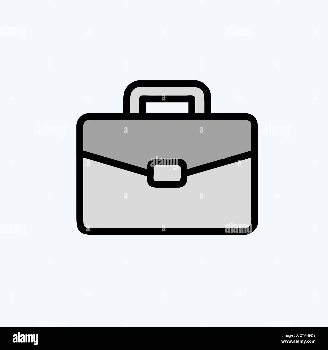 Aktenkoffer-Symbol Vektorgrafik-Bild. Stock Vektor