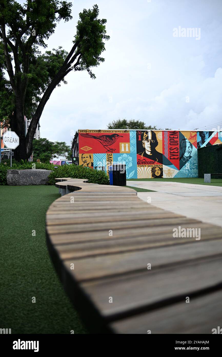 Wynwood Art District in Miami Beach, Florida Stockfoto