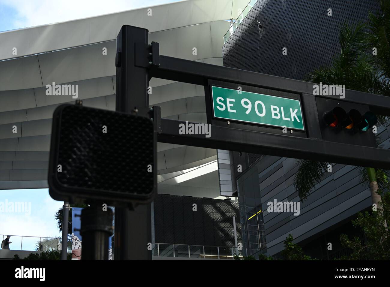 Miami Brickell an einem ruhigen Tag Stockfoto