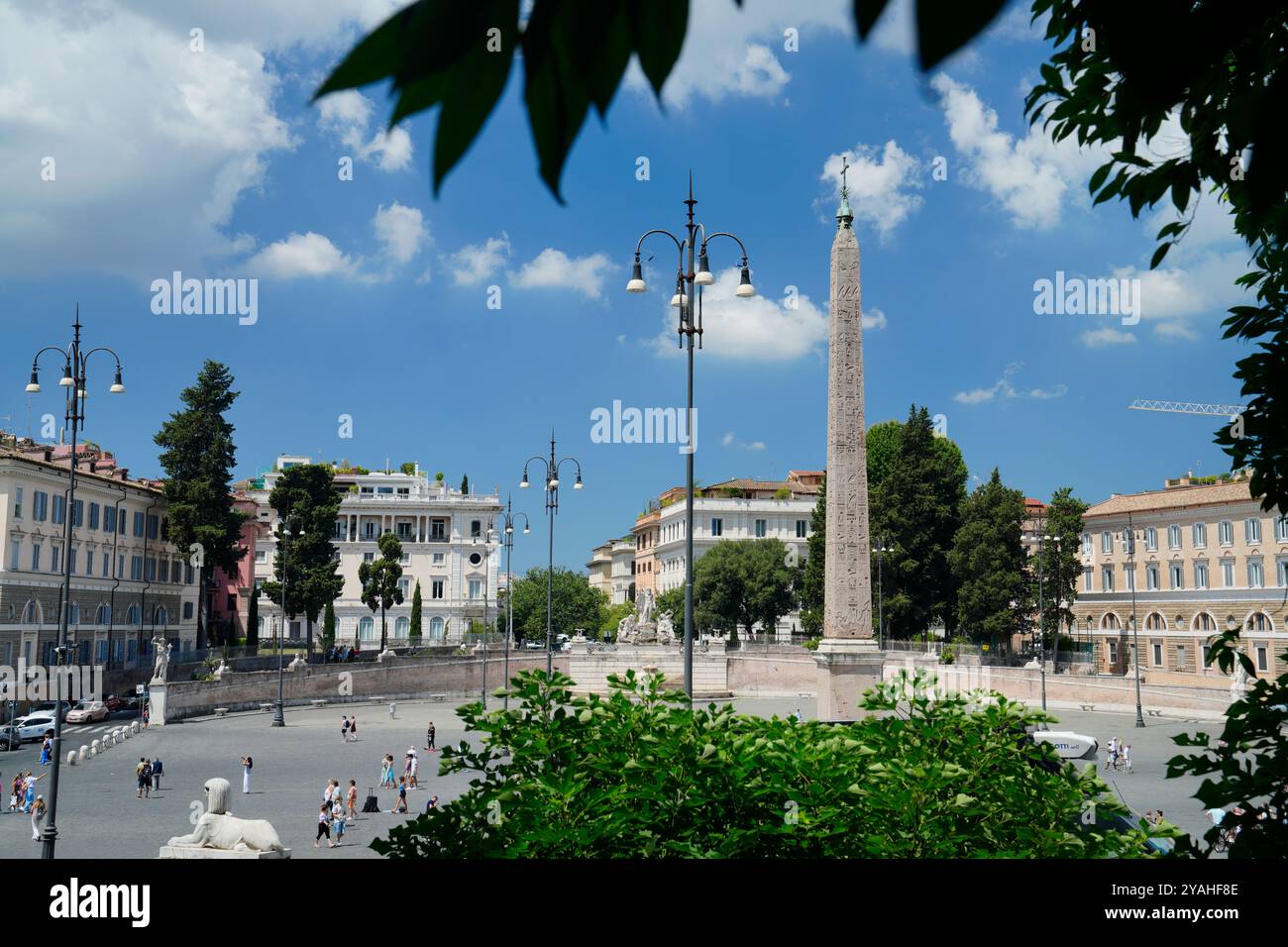 Piazza del Popolo, Rom Stockfoto