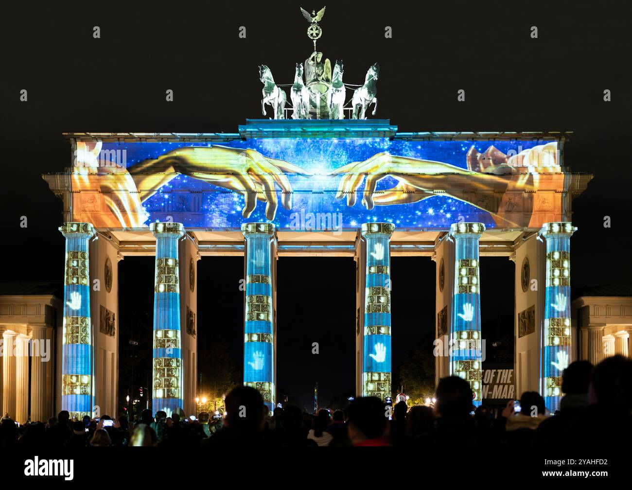 20. Berliner Lichterfest 2024, Berlin, Brandenburger Tor, Deutschland Stockfoto