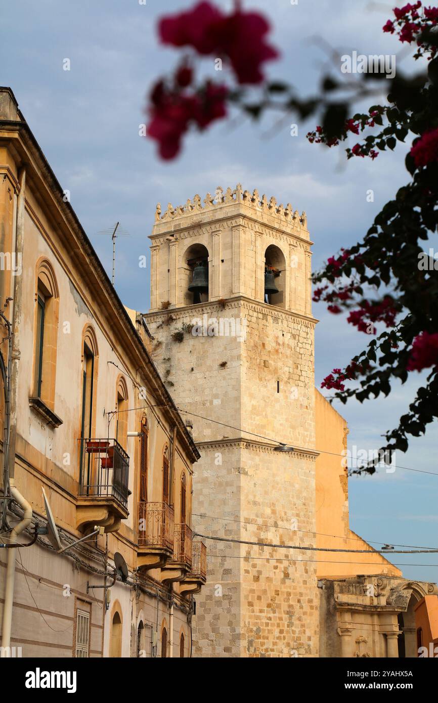 Syrakus Stadt in Sizilien, Italien. Basilika Santa Lucia (Santuario di Santa Lucia al Sepolcro), Kirche des Franziskanerordens. Stockfoto