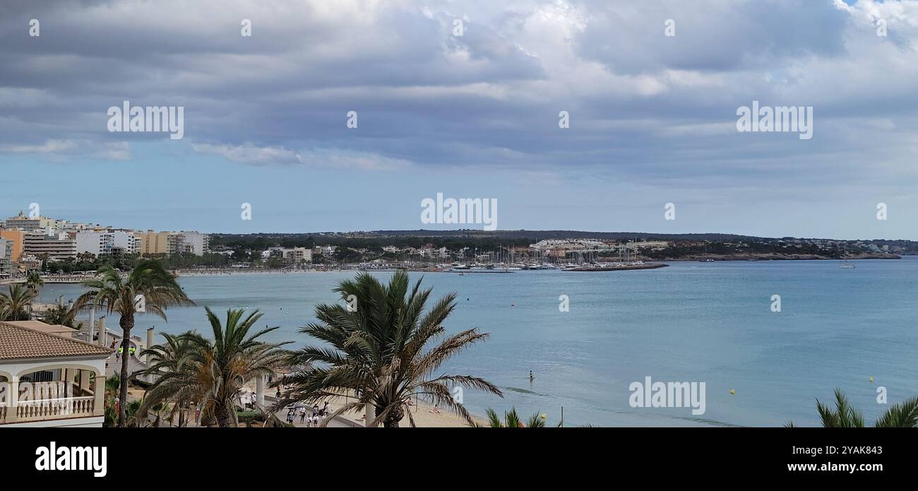 Mallorca Küste - Smartphone-aufgenommenes Stockfoto
