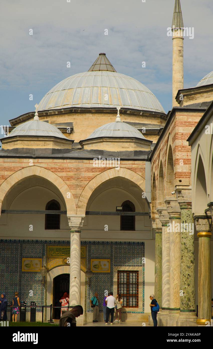 Türkiye, Türkei, Istanbul, Topkapi-Palast, Pavillon der Heiligen Reliquien, Stockfoto