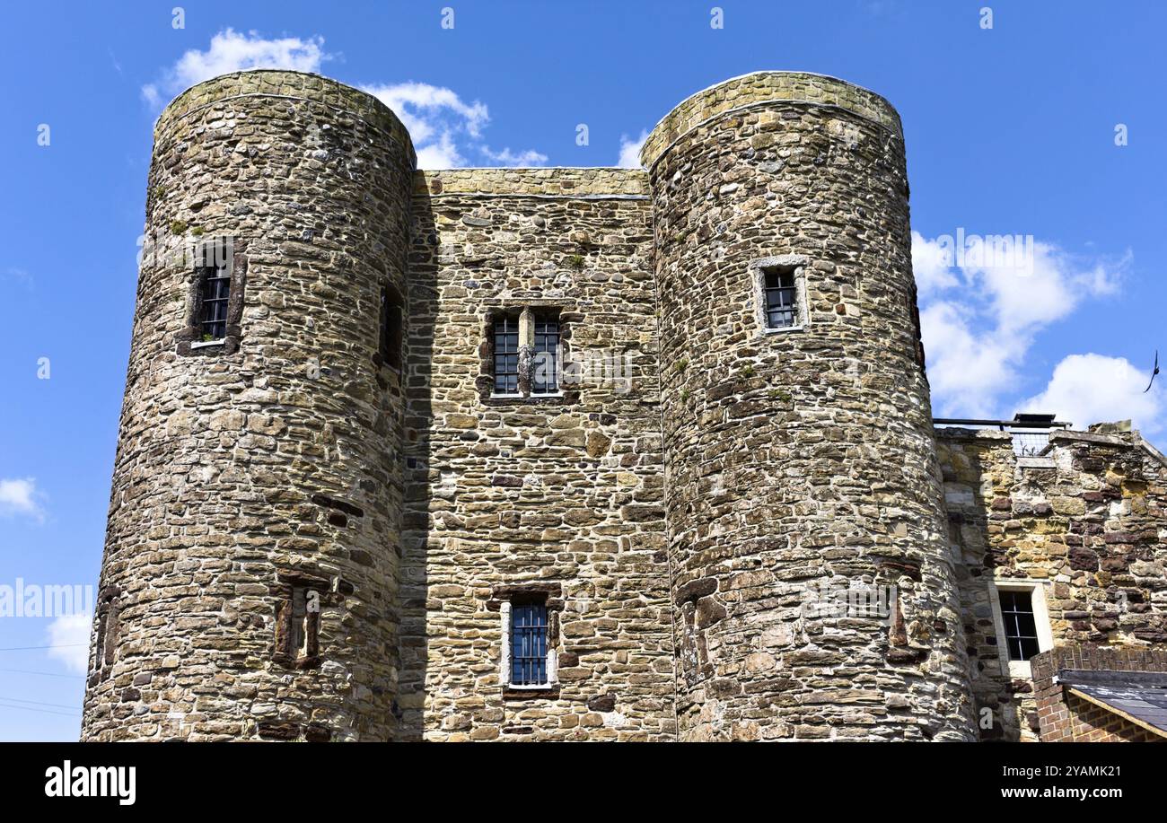 Rye ist eine kleine Stadt im County East Sussex im Südosten Großbritanniens. Heute ist Rye eine vielbesuchte Touristenattraktion, die sich bewahrt hat Stockfoto