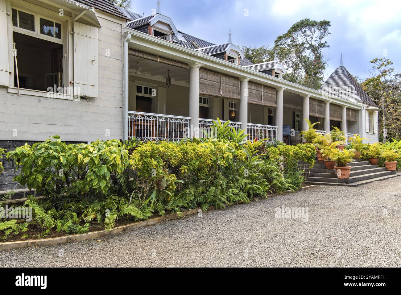 Le Domaine de Saint Aubin, Zuckerfabrik, Rum, Indischer Ozean, Insel, Mauritius, Afrika Stockfoto