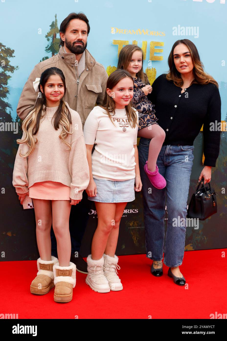 London, Großbritannien. Oktober 2024. Jay Rutland und Tamara Ecclestone besuchen das BFI London Film Festival 2024: The Wild Robot Special Presentation in Waterloo, London. Quelle: SOPA Images Limited/Alamy Live News Stockfoto