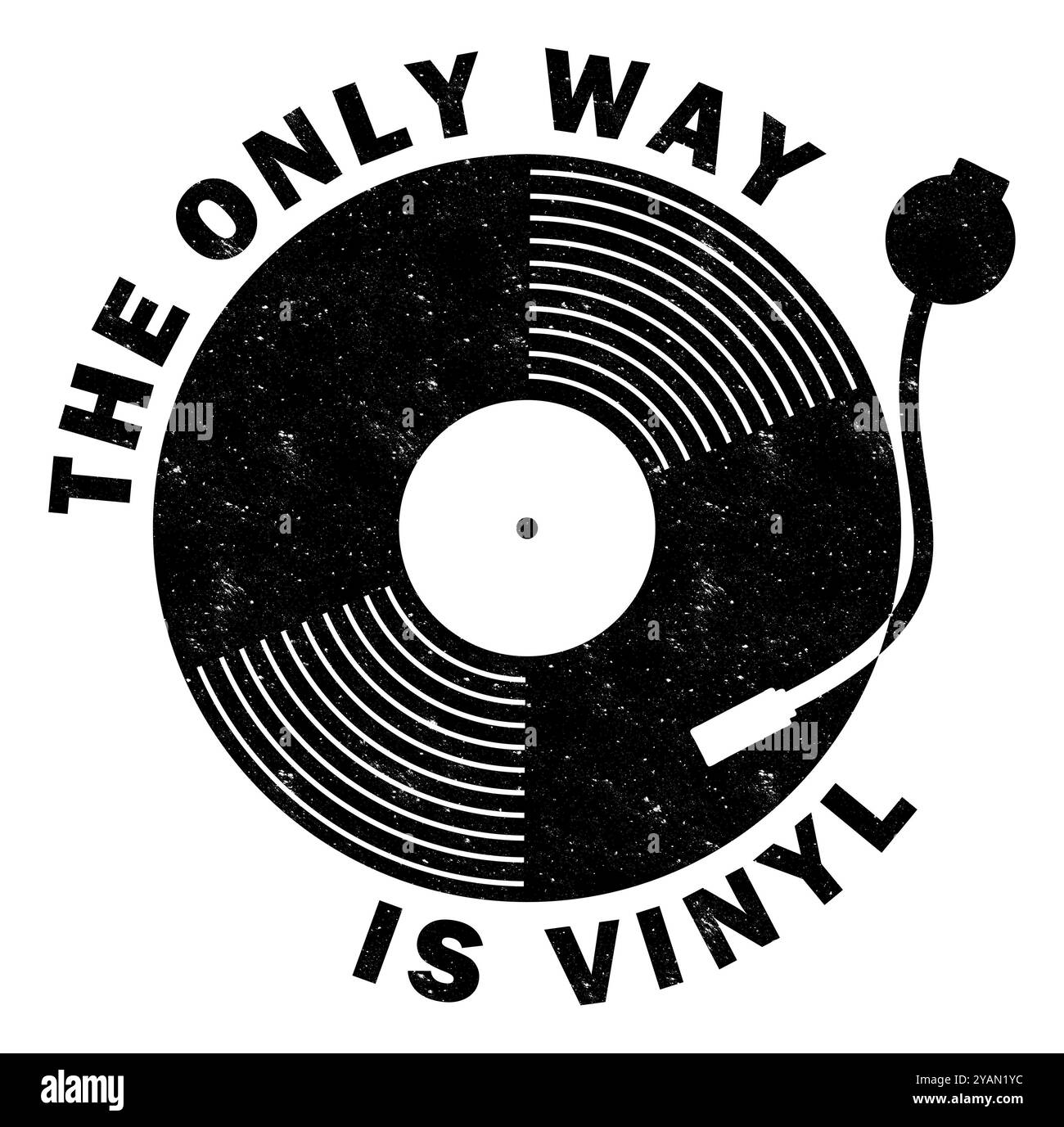 Retro-Vinyl-Musik-Design Stockfoto
