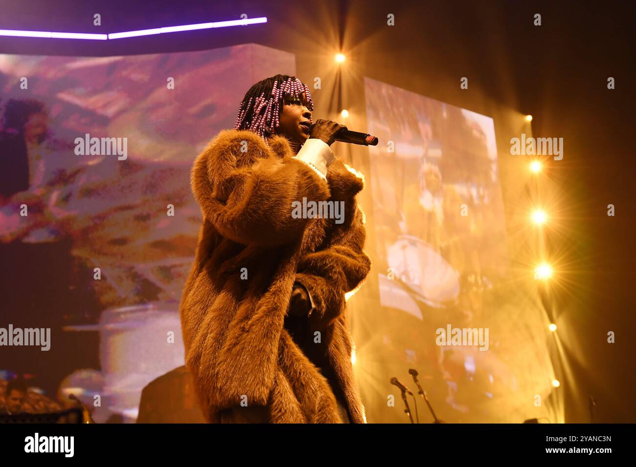 UK. Oktober 2024. LONDON, ENGLAND - 14. OKTOBER: Lauryn Hill tritt am 14. Oktober 2024 in der O2 Arena in Greenwich auf. CAP/MAR © MAR/Capital Pictures Credit: Capital Pictures/Alamy Live News Stockfoto