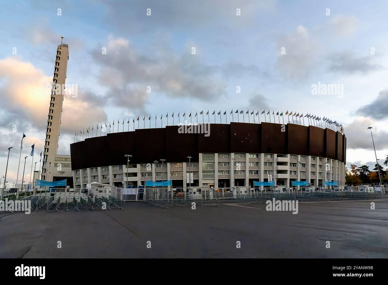 Das Olympiastadion in Helsinki, Finnland Stockfoto