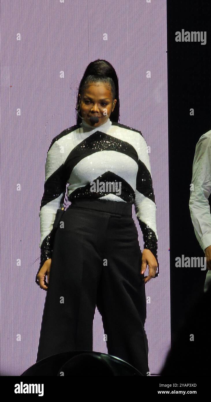 Janet Jackson lebt im Madison Square Garden, New York Stockfoto