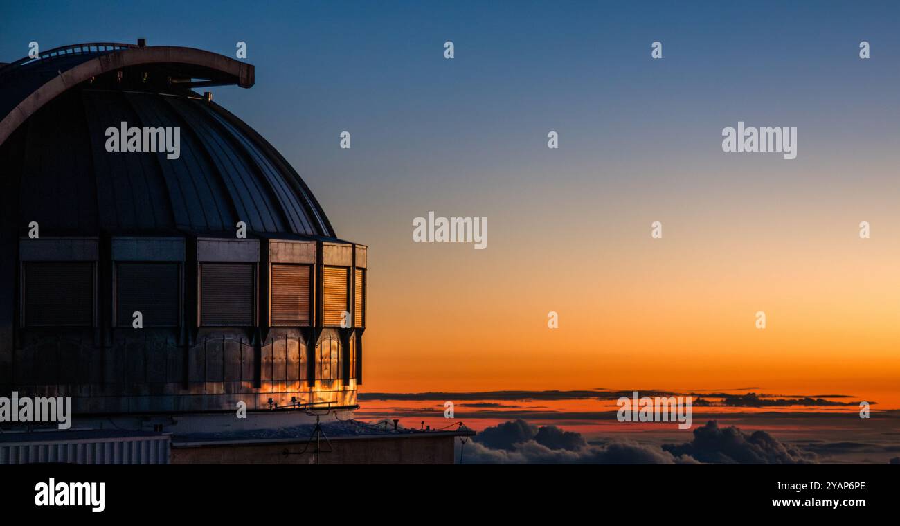 UKIRT (United Kingdom Infrared Telescope) auf Mauna Kea, Hawaii, soll stillgelegt werden Stockfoto