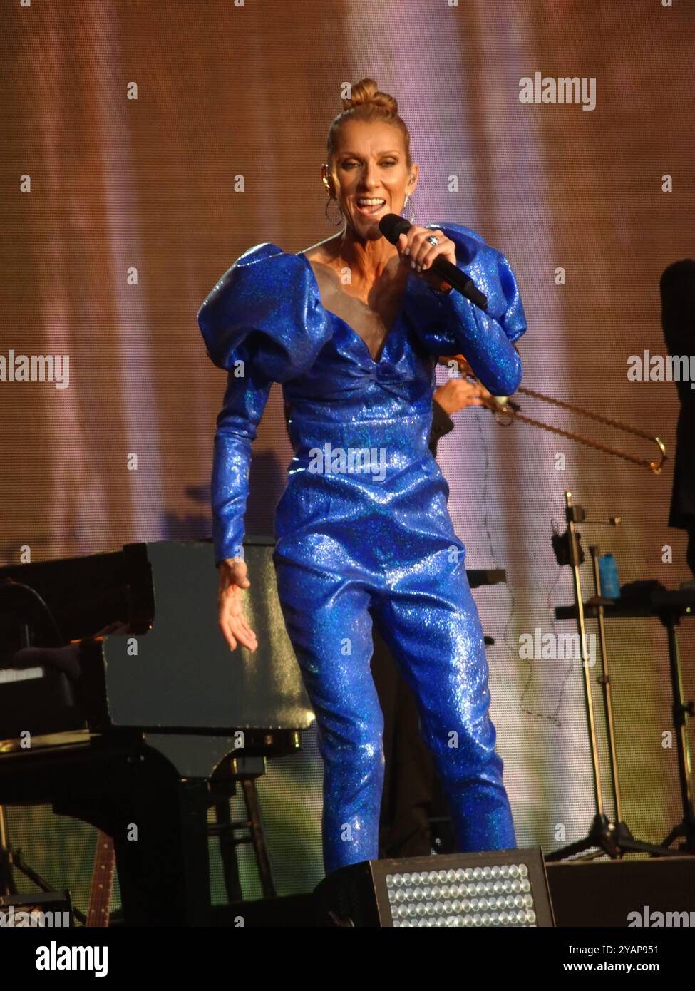 Celine Dion trat im British Summer Time Hyde Park 2019 auf Stockfoto