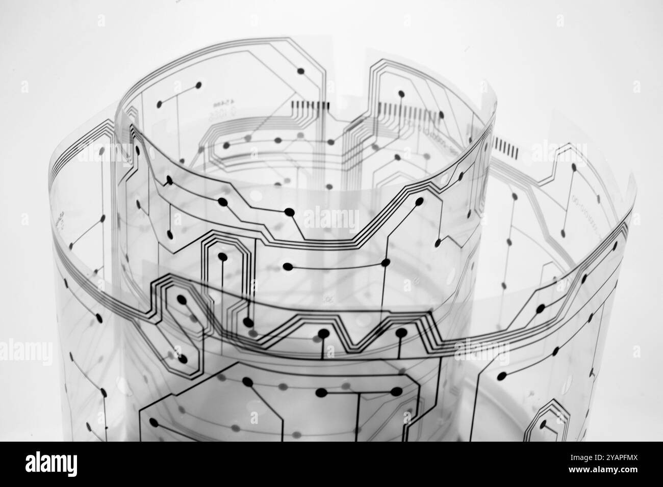 Nahaufnahme von Leiterplatten Stockfoto