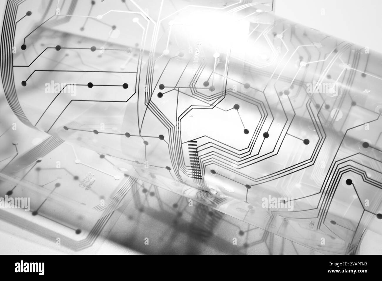 Nahaufnahme von Leiterplatten Stockfoto