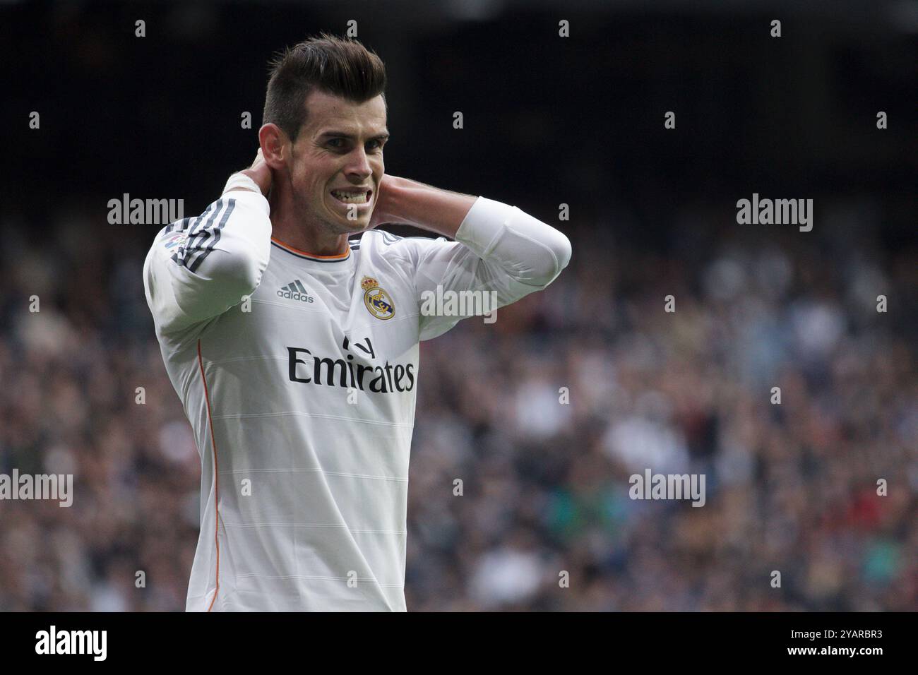 Spanien, Madrid - 9. November: Gareth Bale von Real Madrid während des liga-Spiels zwischen Real Madrid und Real Sociedad im Santiago Bernabeu Stad Stockfoto