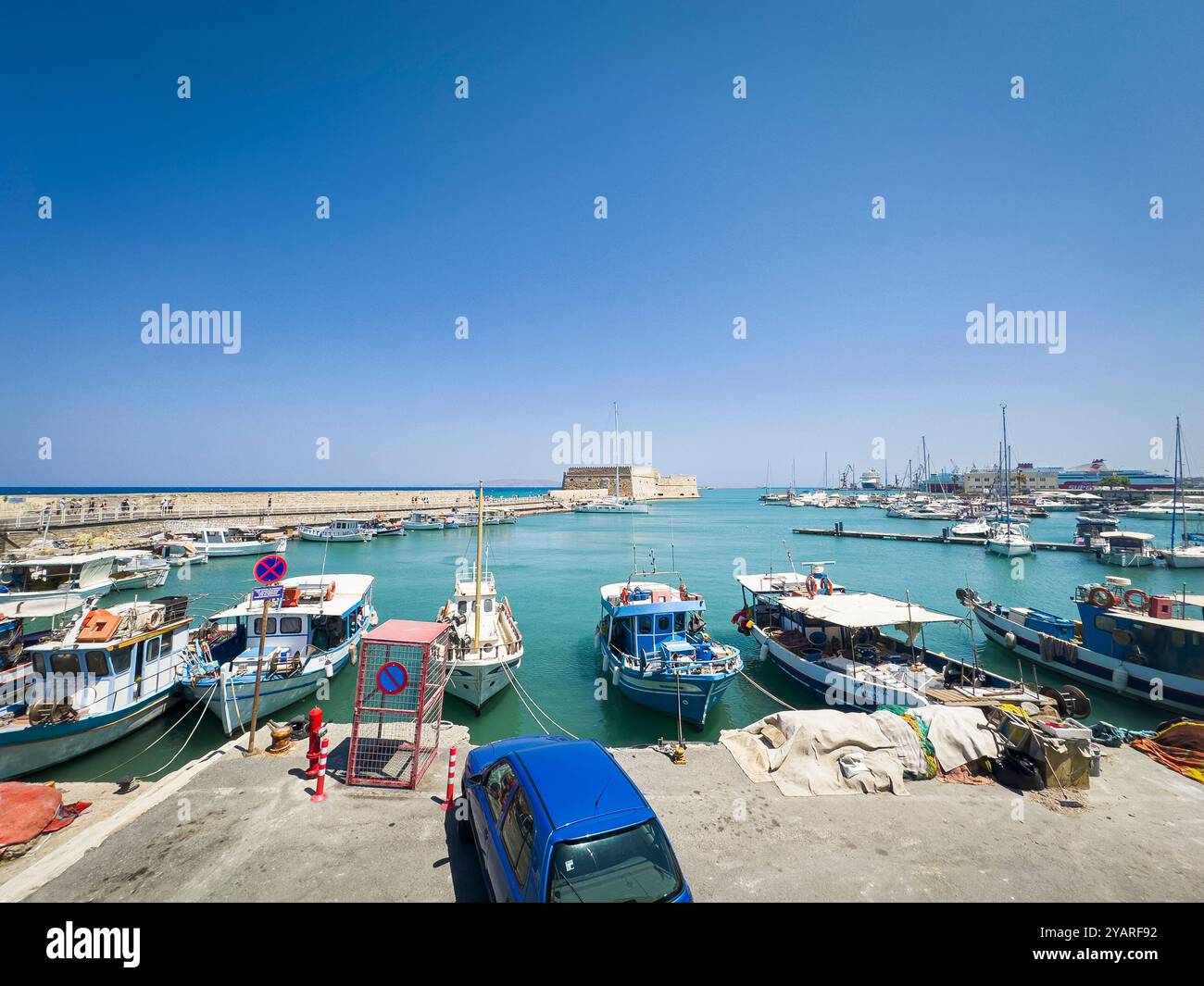 Heraklion, Herakleion, Irakleio, Iraklion, die Hauptstadt der Insel Kreta, Griechenland, 16. August 2024. (CTK Foto/Libor Sojka) Stockfoto