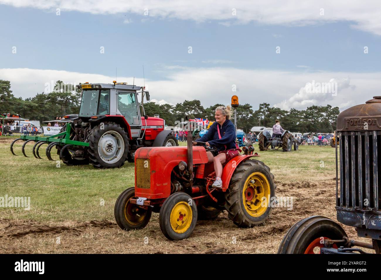 Dampflokomotive Rally und Country Fair Weeting Stockfoto